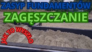 Zasyp fundamentów zagęszczaniebudowa domu parterowego [upl. by Lyndell268]