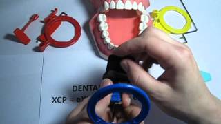 How to use an Anterior blue XCP dental film  PSP holder for Dental Xrays [upl. by Ytoc]