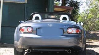 MX5 NC GWR Roadstersport Midpipe and Q Muffler VS Stock [upl. by Gudrun]