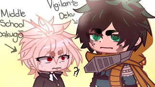 Middle School Bakugo meets VigilanteS6 Deku Middle School amp Future AU [upl. by Robert]