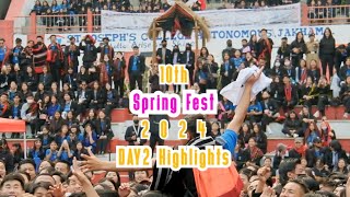 10TH SPRING FEST 2024  DAY  2 HIGHLIGHTS springfest [upl. by Rind545]