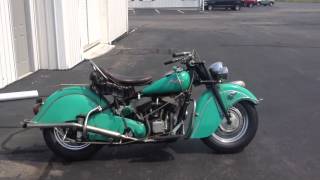 Original paint 1948 indian chief FOR SALE [upl. by Fitz513]