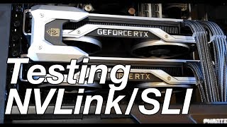 Benchmarkingtesting the SLINVLINK with Nvidia RTX 2080 tis [upl. by Sherry237]