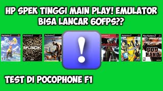 Test Play PS2 Emulator di HP Spek Tinggi Snapdragon 845  Play emulator [upl. by Wyne222]