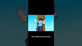 Minecraft Mace Animation shorts minecraft [upl. by Staw]