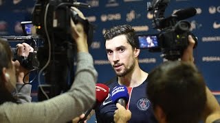 PSG Handball  Chambéry  les réactions daprès match [upl. by Gnod]