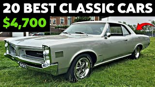 Todays Finds On Marketplace 20 Classic Cars For Sale Under 10000 [upl. by Groscr]