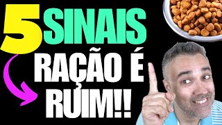 ✅5 sinais que RAÇÃO É RUIM  Cães e gatos [upl. by Berthe]