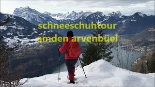 schneeschuhtour amden arvenbüel [upl. by Jess]