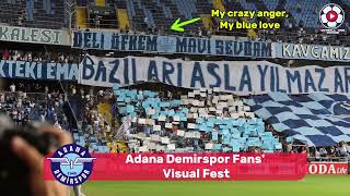 Adana Demirspor Fans Visual Fest choreography [upl. by Sinnaiy775]