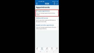 NHS App  Appointments [upl. by Ardnuasal463]