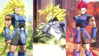 All of Shallots Transformations SSJ1  SSJG I Dragonball Legends Cutscene [upl. by Ylrebma]