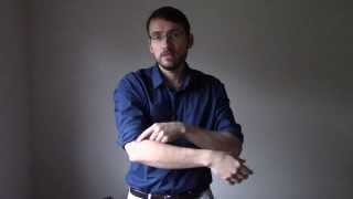 Selfmassage for tennis elbow outer elbow pain [upl. by Georgie]