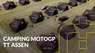 The TT Assen Glamping and Camping experience  MotoGP [upl. by Rebmac]