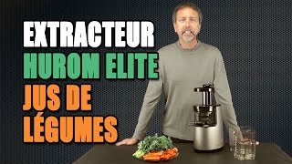 Extracteur à Jus Hurom Elite Slow Juicer HHSBB11 [upl. by Zacks]