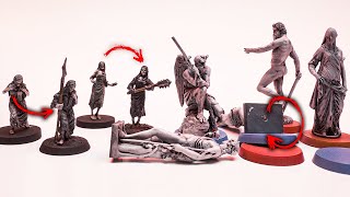 Converting Minis Magnetic Bases and FREE STATUE MODELS For Tabletop Gaming [upl. by Bay]