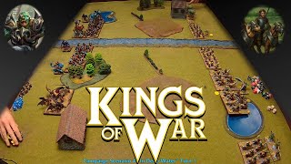 Kings of War Battle Report  A Storm in the Shires Campaign Battle 4 [upl. by Abagail863]