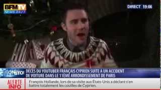 Cyprien est MORT  BFM TV tout YouTube est en deuil [upl. by Anire]