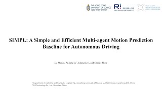 SIMPL A Simple and Efficient Multiagent Motion Prediction Baseline for Autonomous Driving [upl. by Christianson]