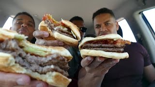 Eating WHATABURGER For The First Time hodgetwins [upl. by Rezeile]