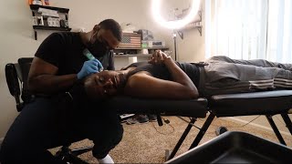 vlog getting my first tattoo  episode 1 [upl. by Sihun953]