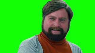 Zach Galifianakis Awkward Laugh  Green Screen [upl. by Innis473]