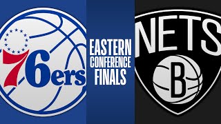 Philadelphia 76ers v Brooklyn Nets  Eastern Finals Game 3  MyLeague S2  21524  NBA 2K23 [upl. by Drewett]