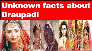 Unknown Facts about Draupadi  Mahabharat secrets [upl. by Nilekcaj167]