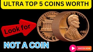 TOP Five USA VALUEABLE PENNIES 1977 amp 1978D WORTH IN MILLIONS [upl. by Marleen779]