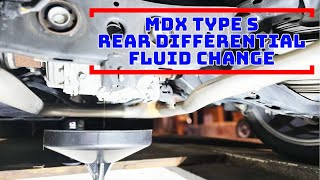 Acura MDX  Rear Differential Fluid Chang [upl. by Mel]