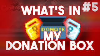 Thats crazy  Growtopia  Whats in my donation box 5 [upl. by Ainevuol]