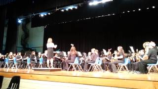 7TH GRADE BAND  FIRST CHRISTMAS MARCH [upl. by Alegna]