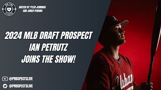 On The Clock Alabama Outfielder and 2024 MLB Draft Prospect Ian Petrutz Joins the Show [upl. by Chicky870]