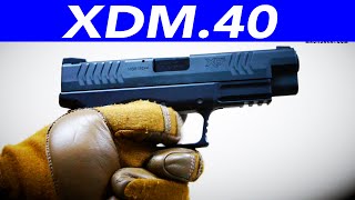 東京マルイ XDM 40 ガスブロ を マック堺がレビュー96 [upl. by Limaa233]