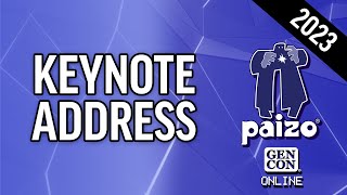 Gen Con 2023 Paizo Keynote Address [upl. by Ardnuahs]