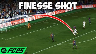 How To Finesse Shot In FC 25 [upl. by Vashtia388]