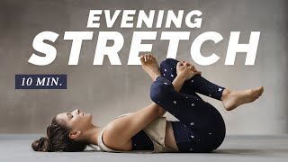 10 Minute Evening Stretch for Beginners  Better Sleep amp Relaxation [upl. by Anilorak532]