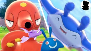 【Pokemon Camp】Mantine・Octillery・Mantyke・Remoraid＆ShinyCute [upl. by Nomed784]