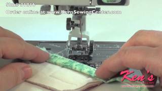 How to use the Janome AcuFeed Quilt Piecing Foot [upl. by Reseta]