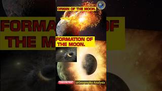 Origin of the Moon  Formation of the Moon facts viralvideo moon [upl. by Also]