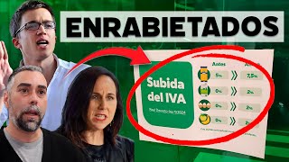 La izquierda española se enrabieta porque Mercadona informa sobre la subida del IVA [upl. by Delos]