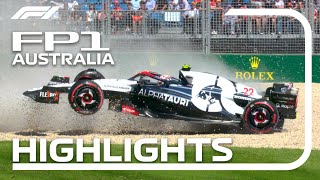 FP1 Highlights  2023 Australian Grand Prix [upl. by Tinya353]