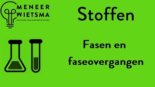 Natuurkunde uitleg Stoffen 6a Fasen en faseovergangen [upl. by Nairolf240]