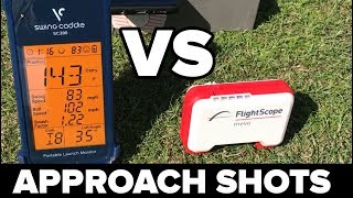 Flightscope Mevo vs Swing Caddie SC200  Approach Shots [upl. by Spiro]