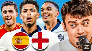 SPAIN VS ENGLAND EURO 2024 PREVIEW [upl. by Lelia]