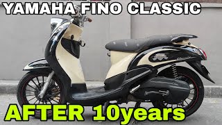 10 Year old Yamaha Fino classic dual gauge Low ODO anog na nangyari sa FINO KO [upl. by Ailen]