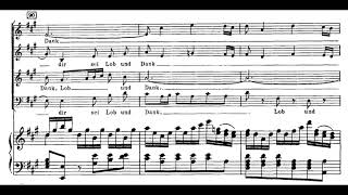 Ehre sei dir Gott Weihnachtsoratorium  JS Bach Score Animation [upl. by Adnilreb]