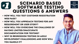 Scenario Based Software Testing Interview Questions amp Answers  Part 1 [upl. by Leicam]