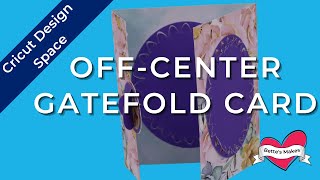 How to Make an Off Center Gatefold Card [upl. by Stevie]