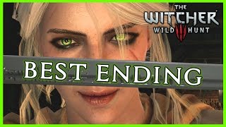 Witcher 3 ► THE BEST ENDING  Ciri Becomes a Witcher Triss Romance [upl. by Aeduj640]